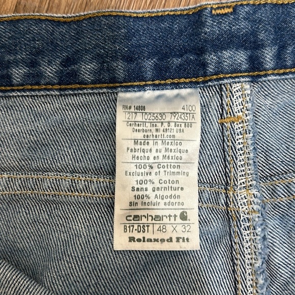 Carhartt Relaxed Fit Denim Jeans size 48x32 - Picture 2 of 5